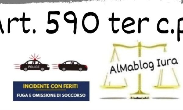 GIUDIZIO di LEGITTIMITA’ COSTITUZIONALE ART. 590 TER C.P.
